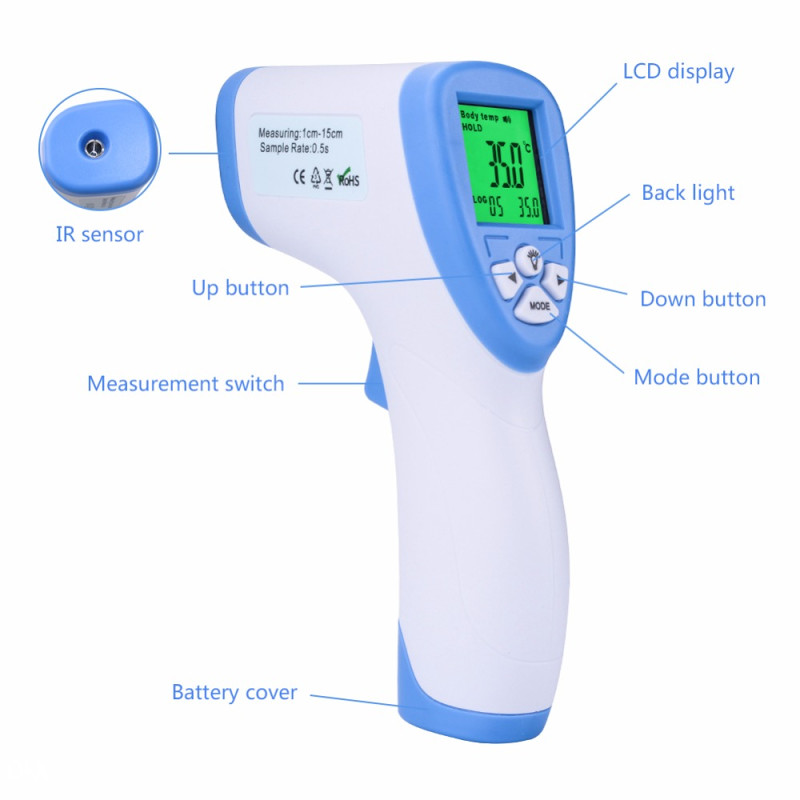 Beskontaktni Infracrveni Termometar Mjera Temperature Termometri