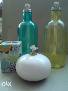kućanski predmeti dekoracije boce lampe, petrolejka