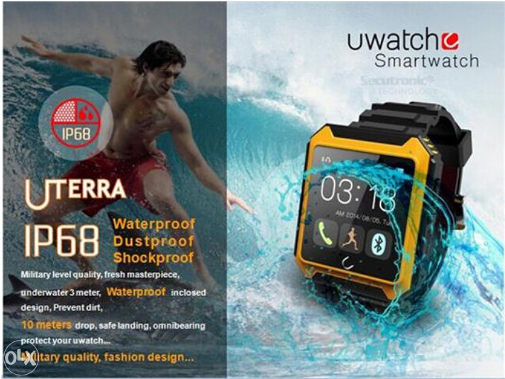 bluetoot smartwatch android sat "U Watch Uterra IP68"
