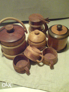 Unikatni drveni etno-predmeti, posude