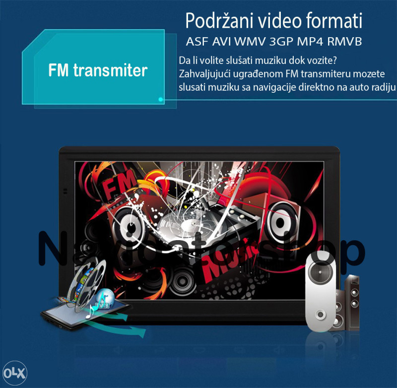 GPS Navigacija (super brza) Igo android 1GBram 4*1.2GHZ