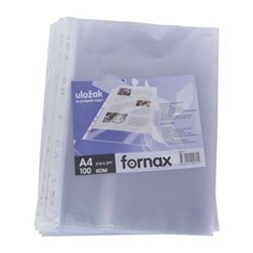 PVC Fascikla "U" A4 50 mic 100/1