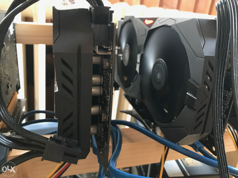 Mining Rig Ethereum / Zec / Monero 2x rx580 3x rx570