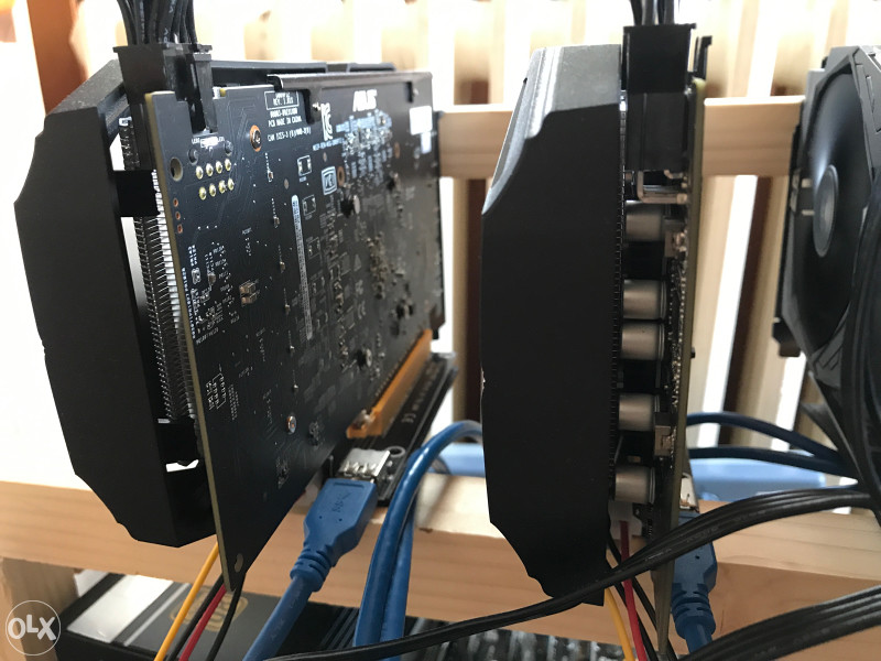 Mining Rig Ethereum / Zec / Monero 2x rx580 3x rx570