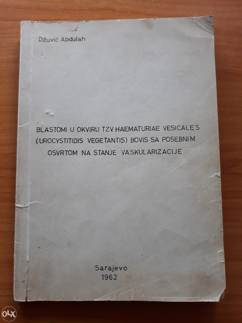 VETERINA DOKTORSKA DISERTACIJA, ABDULAH DŽUVIĆ, VETE