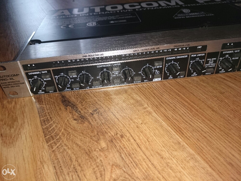 Behringer autocom pro xl mdx1600 kompresor limiter eksp