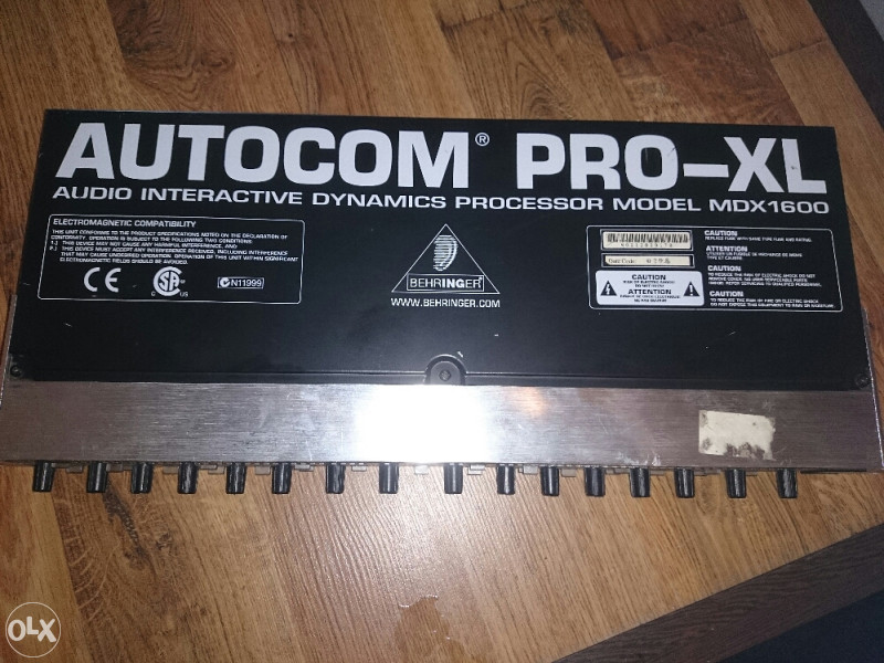 Behringer autocom pro xl mdx1600 kompresor limiter eksp