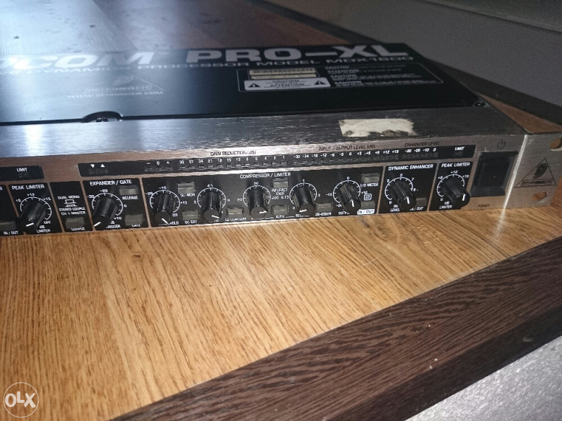 Behringer autocom pro xl mdx1600 kompresor limiter eksp