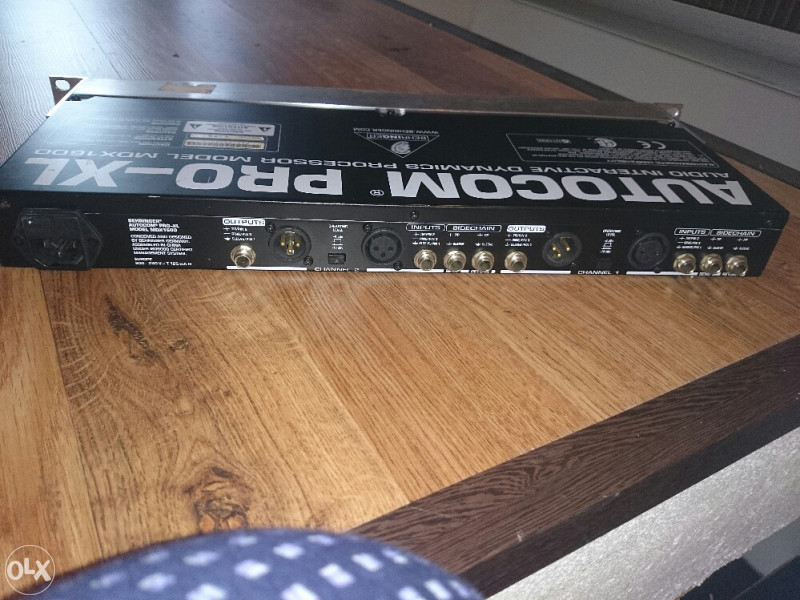 Behringer autocom pro xl mdx1600 kompresor limiter eksp