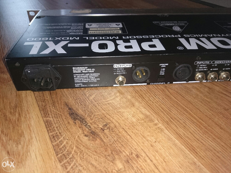 Behringer autocom pro xl mdx1600 kompresor limiter eksp