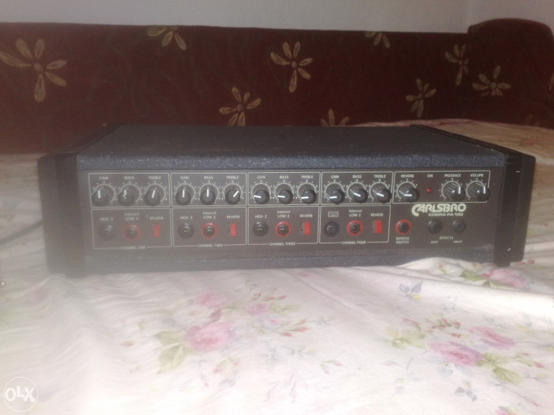 cetverokanalno mixer pojacalo marke CARLSBRO 100W