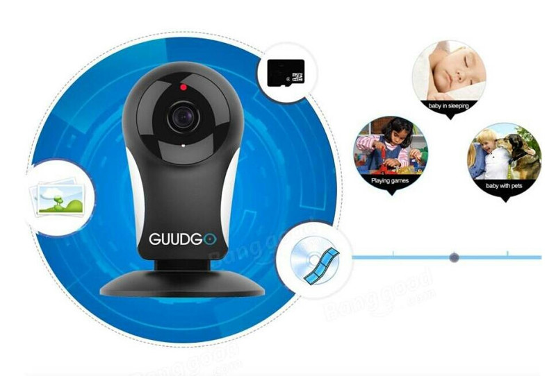 Guudgo 960P Mini Cloud WiFi IP security kamera