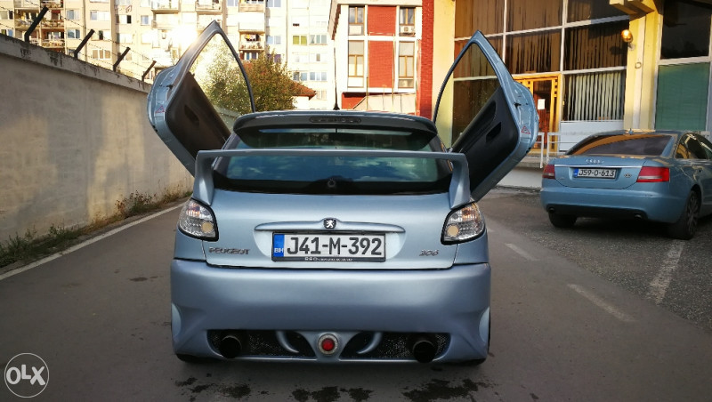 Peugeot 206 2.0 GTI LSD Hamann Tuning DETALJNO