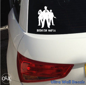 Auto naljepnica BOSANSKA MAFIA stikeri naljepnice