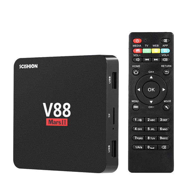 SCISHION V88 Mars II TV Box, Android 6, free IPTV, Kodi