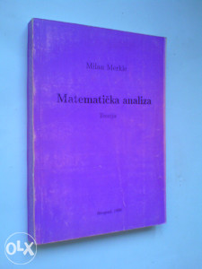 knjige udžbenici Milan Merkle: Matematička analiza