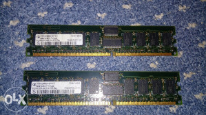 DDR ECC Infineon 1GB 400MHz (512MB x 2)