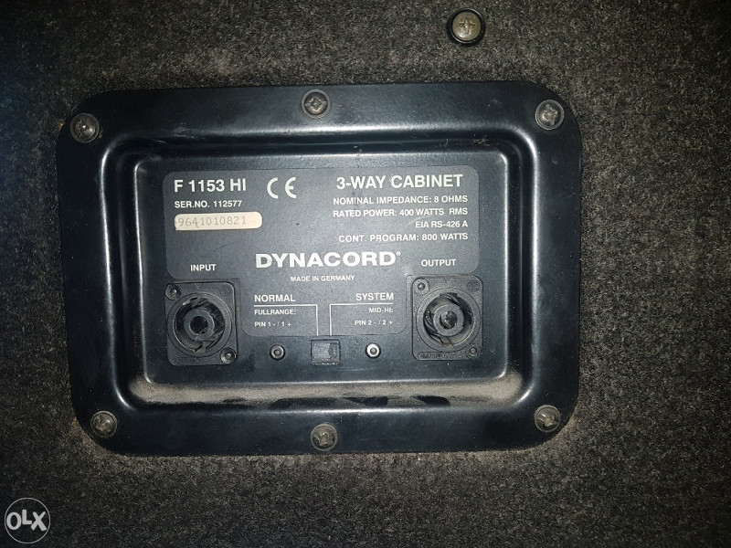 Dynacord F 1153 Forum Line