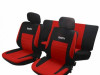 Auto presvlake SPEED FIRE 6-djelne (crno/crvene)