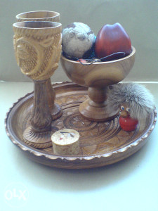 činija, pehar, zdjela, predmeti od drveta, duborez