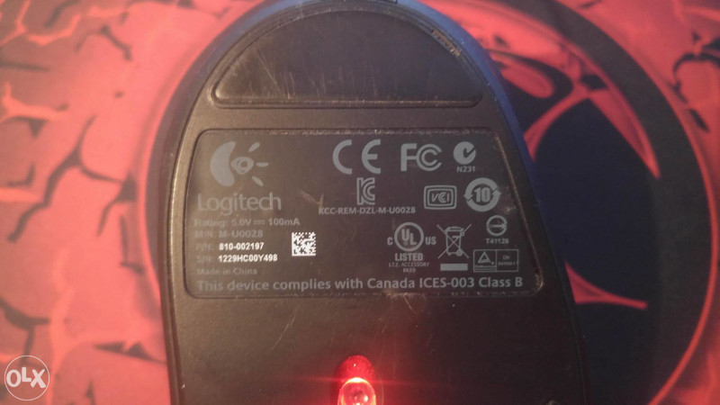 Mis Gaming Logitech G400 Opticki 3600 DPI