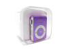 MP3 player LJUBIČASTI PLUS slušalice i USB kabel + fm