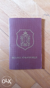 Vojna Knjižica vojnika SAO Krajine