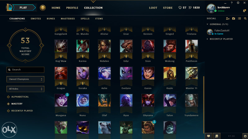 League of legends acc lol acc i PBE account