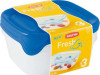 Curver Posuda za Hranu Fresh&Go 3x0,8L 8559-139