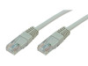 990511 DIGITUS Patch kabal CAT 5e U/UTP, sivi