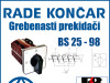 GREBENASTI PREKIDAČ/PREKIDAČI BS 25 98