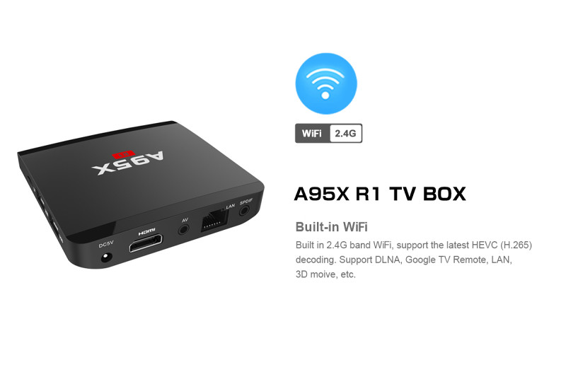 Nexbox A95X R1 Android 7 TV Box, Kodi, IPTV