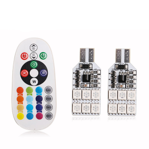 Led RGB Pozicije T10 W5W Ubodne za unutrasnjost