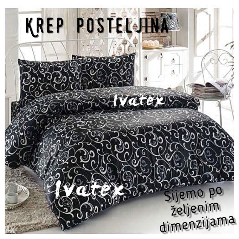 Posteljina povoljno krep