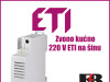 Zvono/Zvonce kućno 220 V ETI na šinu
