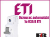 Osigurač/Osigurači automatski 1p 63A B ETI