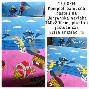 povoljno djecija posteljina pamucna 15.00KM