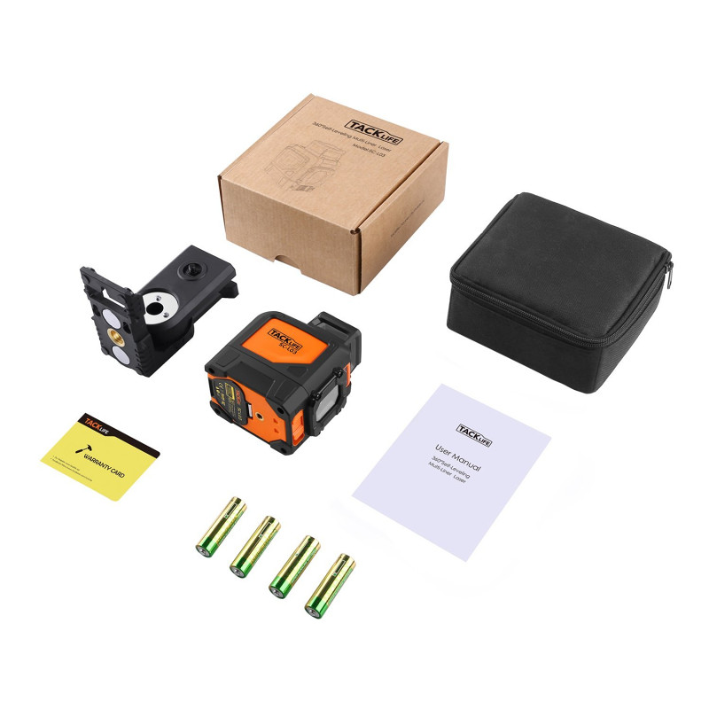 Tacklife SC-L03 - 98ft Crossline Self-Leveling Laser