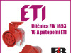 Utičnica/Utičnice FIV 1653-16 A petopolni ETI