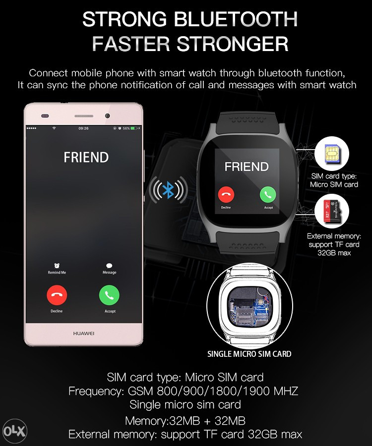 Smartwatch lynwo shop t8