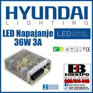LED Napajanje 36W 3A