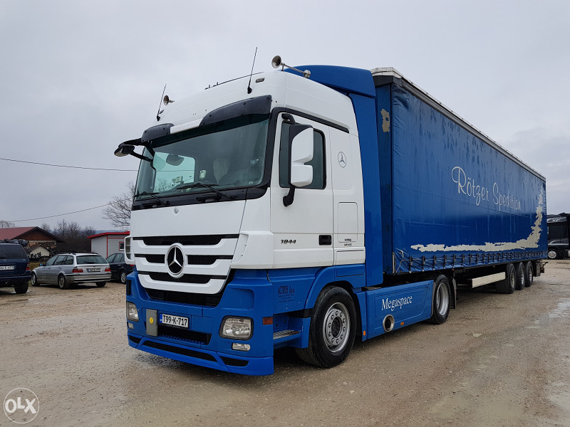 MERCEDES ACTROS 1844 Mega E5 i KRONE Megaliner