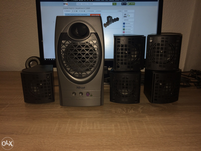 Zvučnici Trust 5.1 - SoundForce 5.1 2000P