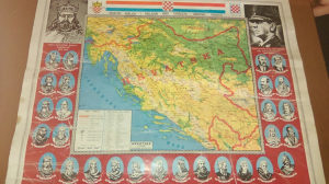 Karta - NDH ( Nezavisna država Hrvatska )