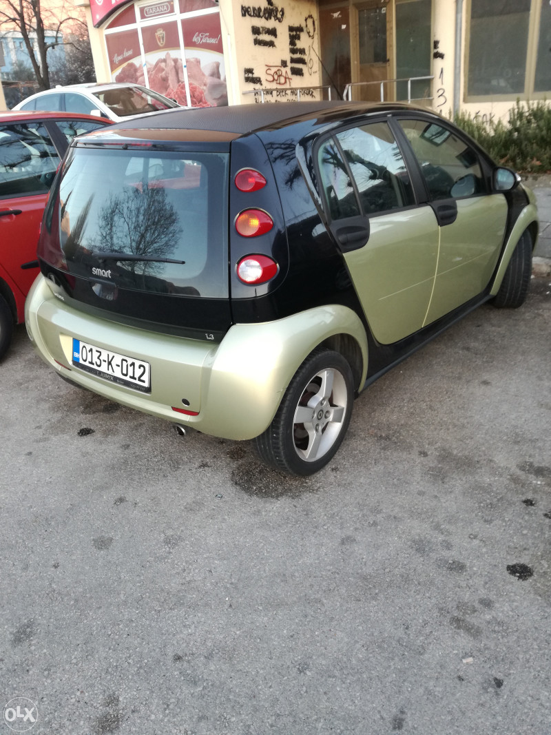 SMART FORFOUR 4 VRATA,KLIMA, 1,3 benzin,Tek registrovan