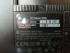 Laptop HP Probook 4525s