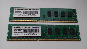 Patriot RAM DDR3 2x2GB