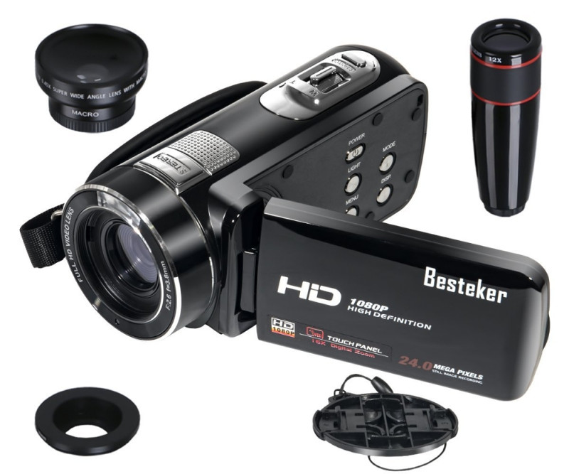 BESTEKER HD 24 MP kamkorder touchscreen - Kamkorderi - OLX.ba