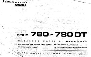 Fiat 780/780 DT - Katalog dijelova