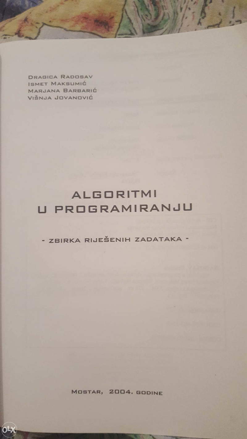 Knjiga Algoritmi u programiranju